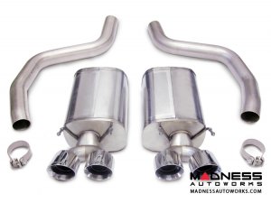 Chevrolet Corvette Exhaust System - Corsa Performance - C6 Z06 - Twin Pro Sport Series - Axle Back